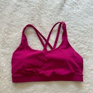Lululemon Fushia Energy Spots Bra